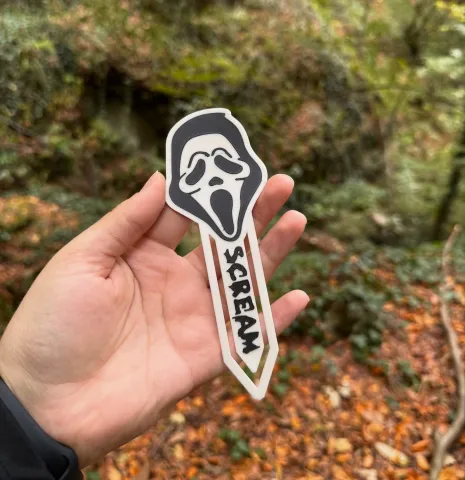 Книгоразделител Scream