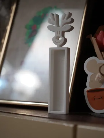 Коледно еленче с джобче за шоколад