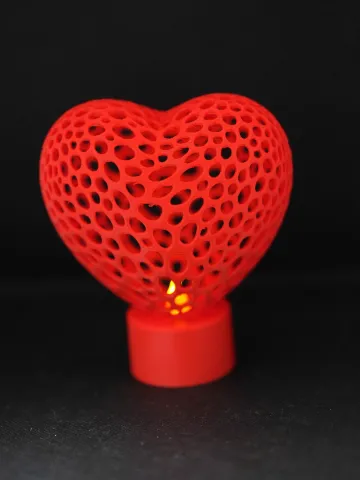 Светлина с форма на любов – Glow Heart